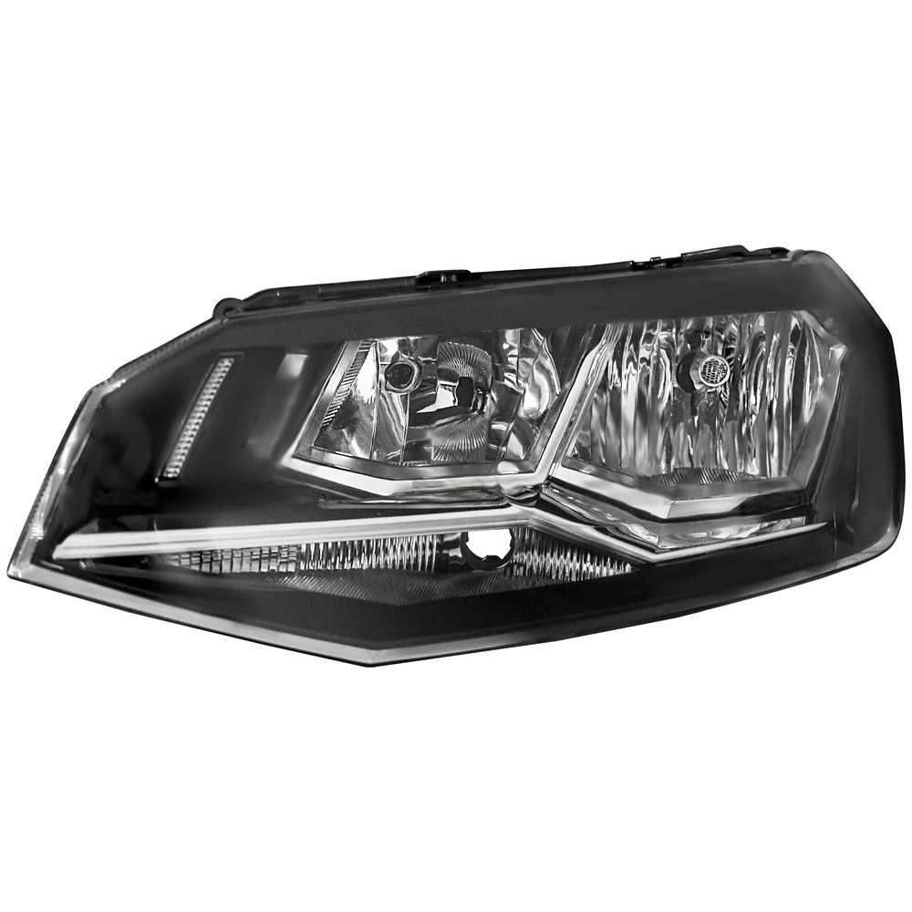 06-026-421.jpg Óptica para Volkswagen Polo 2018/2022 izquierda Virtus Vira cromada T/Arteb