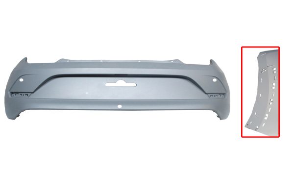Paragolpe Volkswagen Up! Cross 17/ trasero c/sensor p/fender