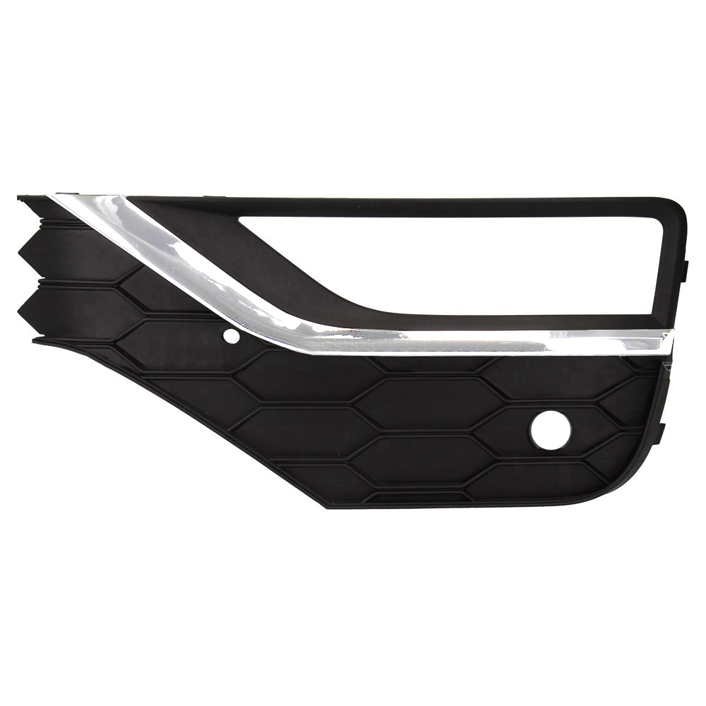 06-028-131.jpg Grilla lateral de paragolpe para Volkswagen Amarok 2017/2023 para sensor para faro v/cromada izquierdo