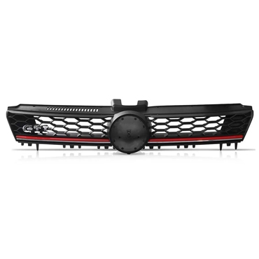 06-031-125.jpg Parrilla para Volkswagen Golf Vii 2015/2019 Gti con vira Roja