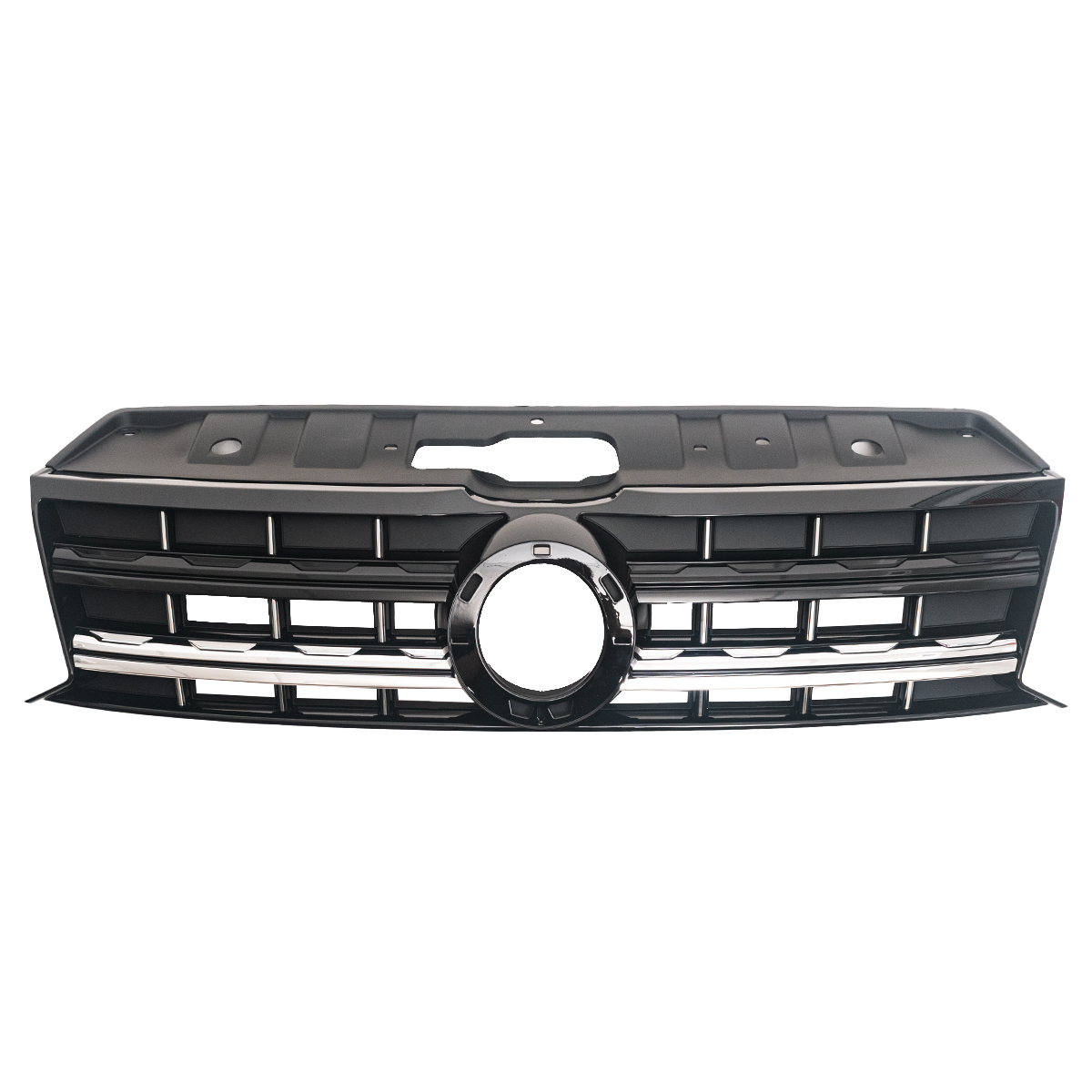 06-031-156.jpg Parrilla para Volkswagen Amarok 2017/2023 4 viras onduladas inferiores cromadas