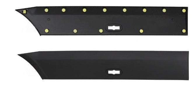 07-024-008.jpg Moldura lateral autoadhesiva para Mercedes-Benz Sprinter 2012/2019 guardabarro trasero anterior 117x20 izquierda