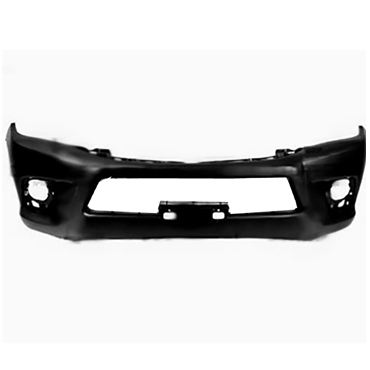 Paragolpe Toyota Hilux 16/18 Dx Base delantero negro Texturizado