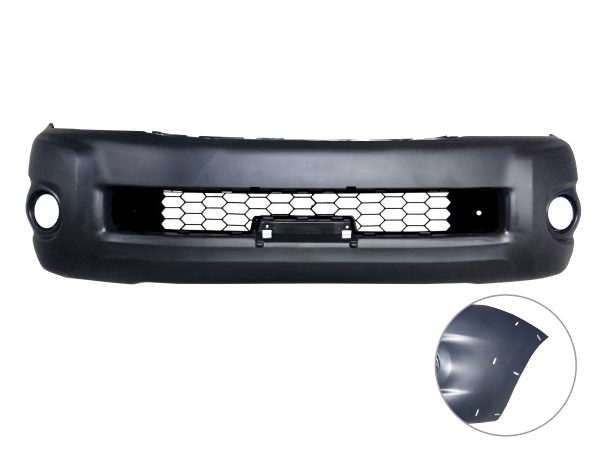 Paragolpe Toyota Hilux 09/12 delantero c/fender c/grilla Incorp c/agujero