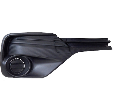 09-028-040.jpg Grilla lateral de paragolpe para Toyota Etios desde 2017 sin faro auxiliar derecho