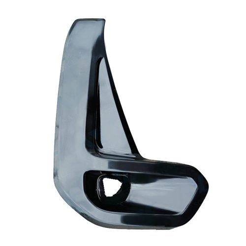 Grilla lateral de paragolpe para Toyota Hilux desde 2021 con aguj negro brillante derecho