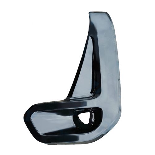 Grilla lateral de paragolpe para Toyota Hilux desde 2021 con aguj negro brillante izquierdo