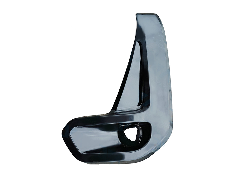 Grilla lateral de paragolpe para Toyota Hilux desde 2021 con aguj negro brillante izquierdo