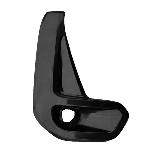 Grilla lateral de paragolpe para Toyota Hilux desde 2021 con aguj negro texturado derecho