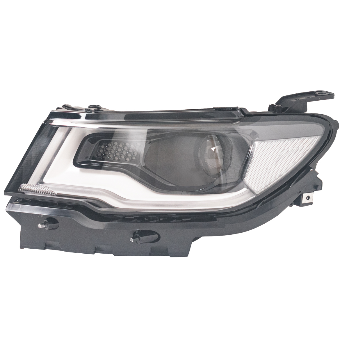 12-026-070.jpg Óptica para Jeep Compass 2017/2021 izquierda con lupa con LED