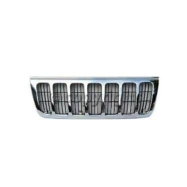 12-031-008.jpg Parrilla para Jeep Grand Cherokee 2000/2004 cromada con Grilla Interio