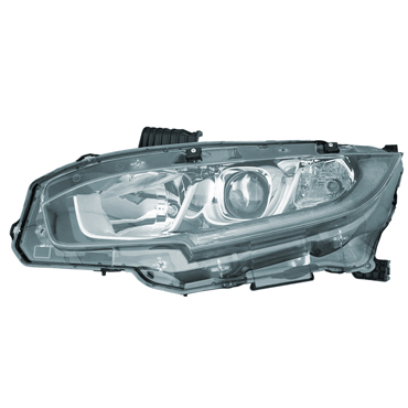 13-026-075.jpg Óptica para Honda Civic EX 2016/2019 izquierda con lupa con LED