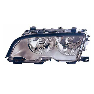 Óptica para BMW Serie 3 1999/2003 derecha fondo cromado 4 puertas E46