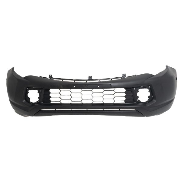 Paragolpe Mitsubishi L200 Triton 17/19 delantero cabina doble c/aguj. p/fender