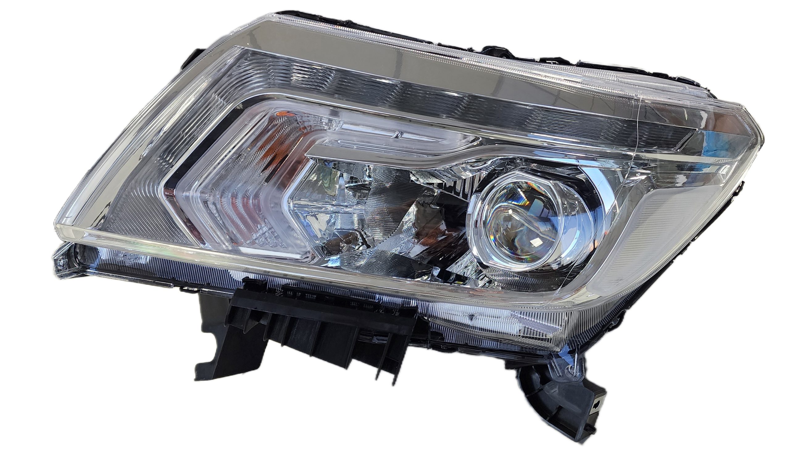18-026-060.jpg Óptica para Nissan Frontier 2016/2022 izquierda (np300) con lupa con LED