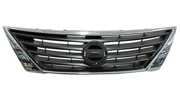 18-031-021.jpg Parrilla para Nissan Versa 2013/2015 con marco cromado