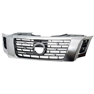 18-031-023.jpg Parrilla para Nissan Frontier (Np300) 2016/2022 con moldura cromada
