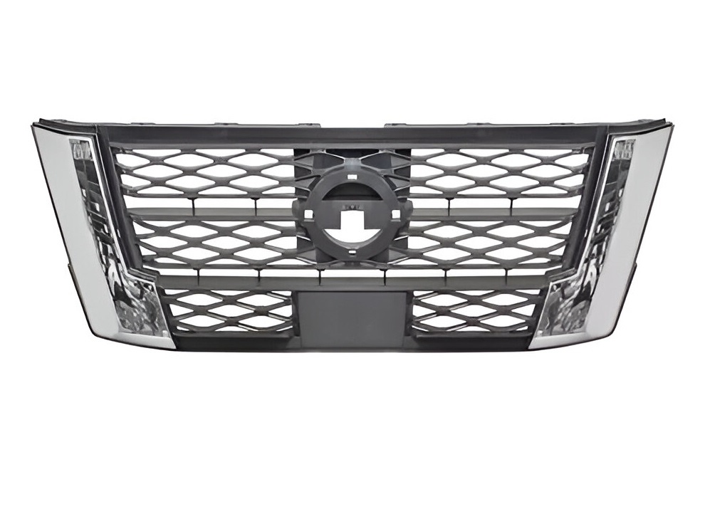 Parrilla para Nissan Frontier 22/Np300 con moldura cromada
