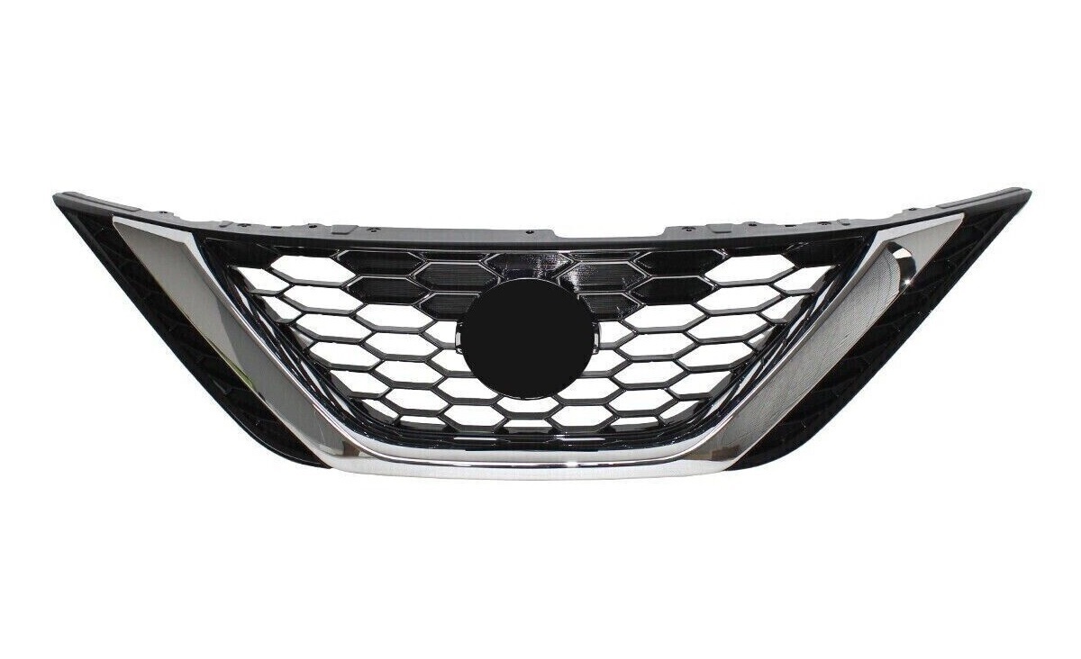 18-031-034.jpg Parrilla para Nissan Sentra 2017/2019 con moldura cromada
