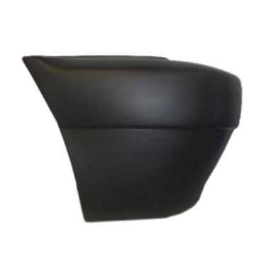 Puntera de paragolpe Mazda B2900 Pick Up 01/ delantera negra derecha