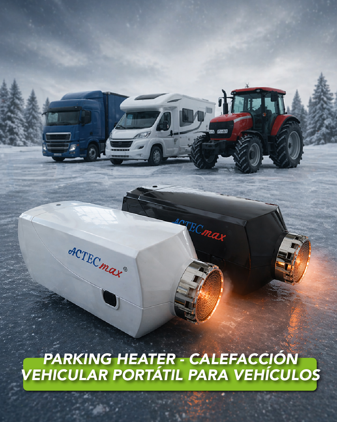 Calefactor a Gasoil Actecmax Parking Heater Compact 75 Max 24 V