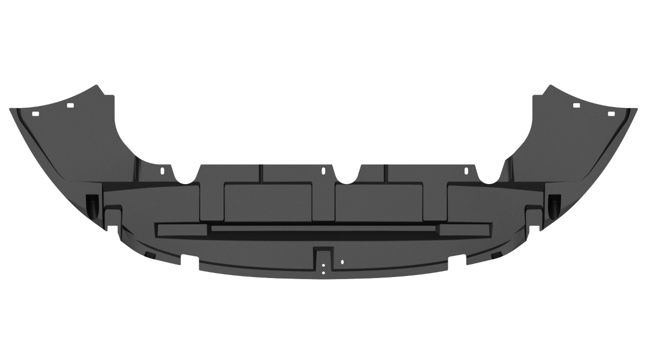 Canalizador de aire para Ford Focus 2008/2013 inferior de paragolpe delantero