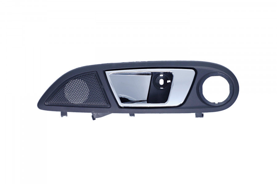 01-151-069.jpg Manija interior para Ford Fiesta Kinetic 2011/2019 Ecosport 2013/2017 delantera completa cromada izquierda