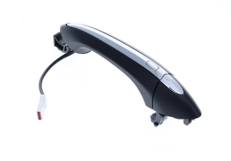Manija exterior para Chevrolet Cruze 2016/2022 delantera negra con Moldura cromada con Sensor izquierda