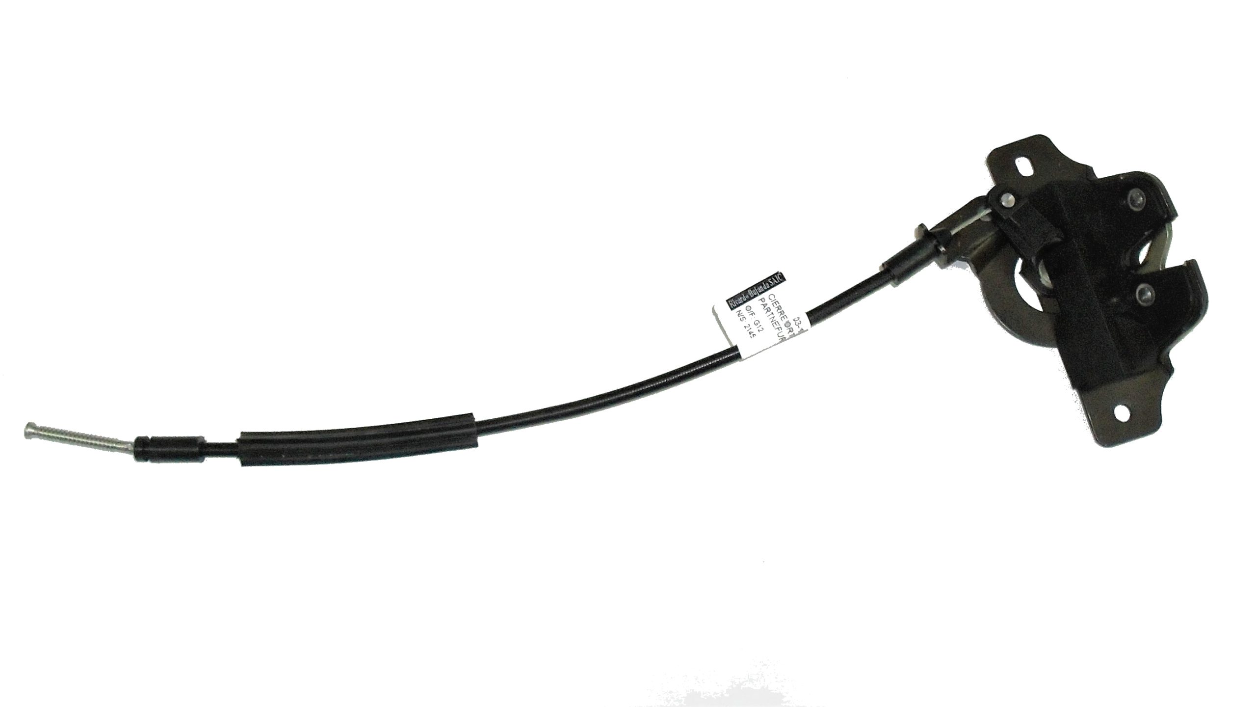 Cerradura de baúl o portón para Citroën Partner / Berlingo desde 1998 Trasero derecho inferior