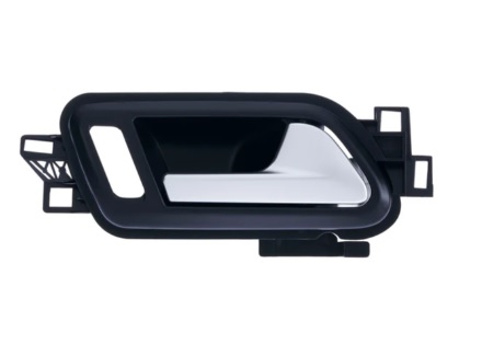 Manija interior para Volkswagen Amarok 2010/2023 Delantera/Trasera gris Plata derecha