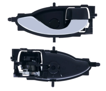Manija interior para Toyota Yaris 2018 en adelante Delantera/Trasera cromada derecha
