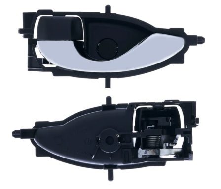 Manija interior para Toyota Yaris 2018 en adelante Delantera/Trasera cromada izquierda