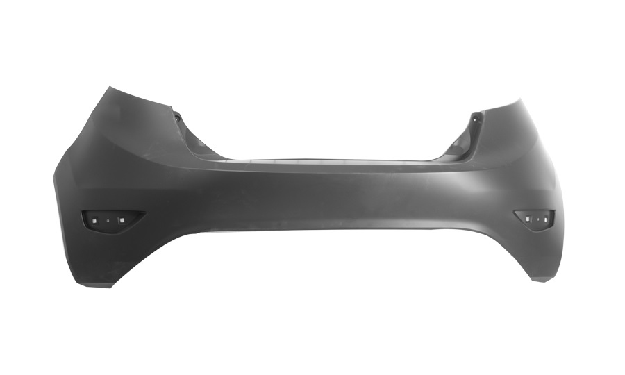Paragolpe para Ford Fiesta Kinetic 2010/2013 5 puertas trasero Mexico