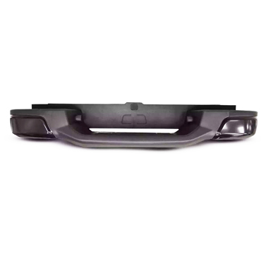 Paragolpe para Chevrolet S-10 desde 2012 trasero negro Completo con Pisadera
