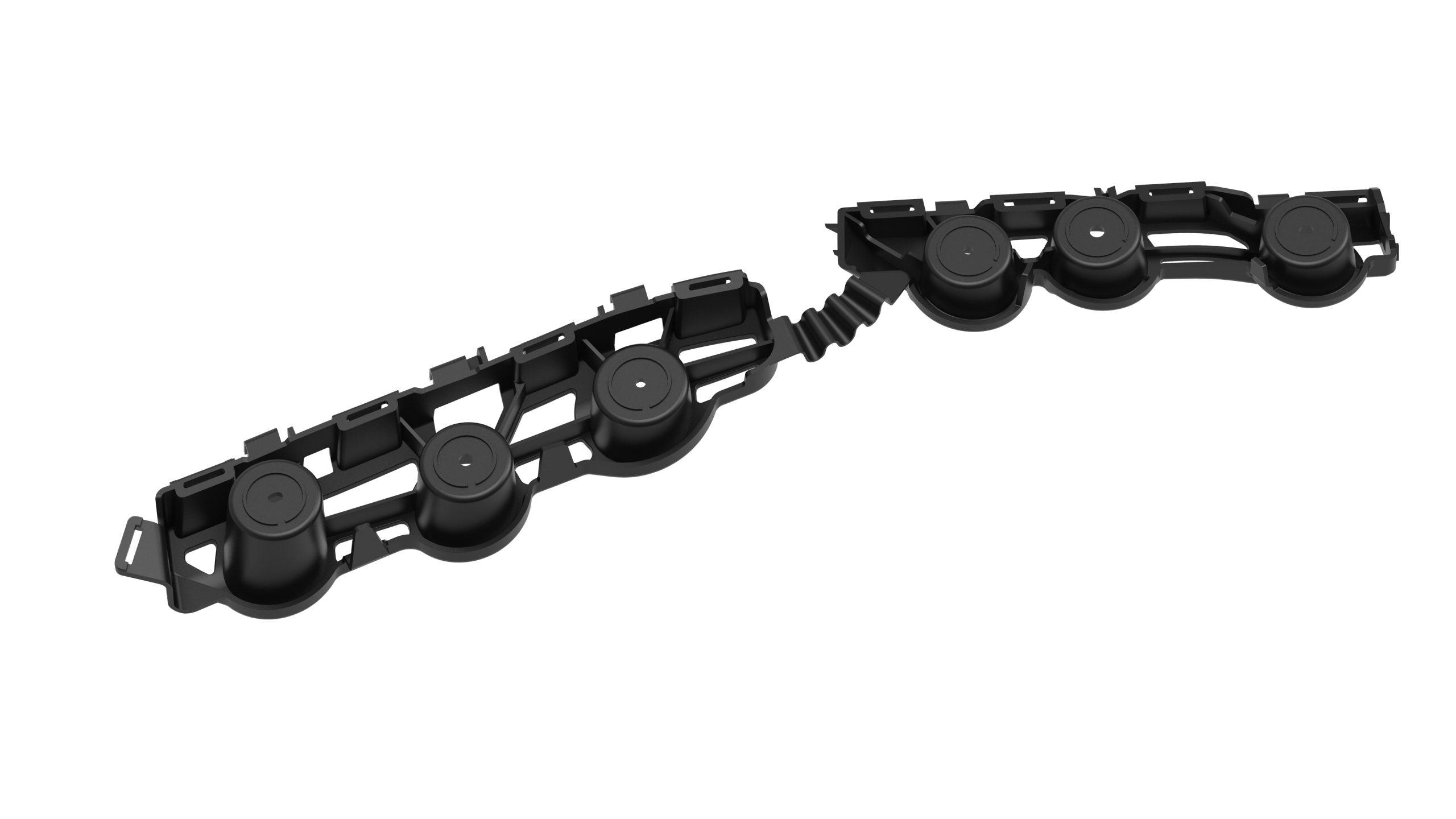 Soporte de paragolpe para Chevrolet Onix 2017/2021 trasero 5 puertas derecho