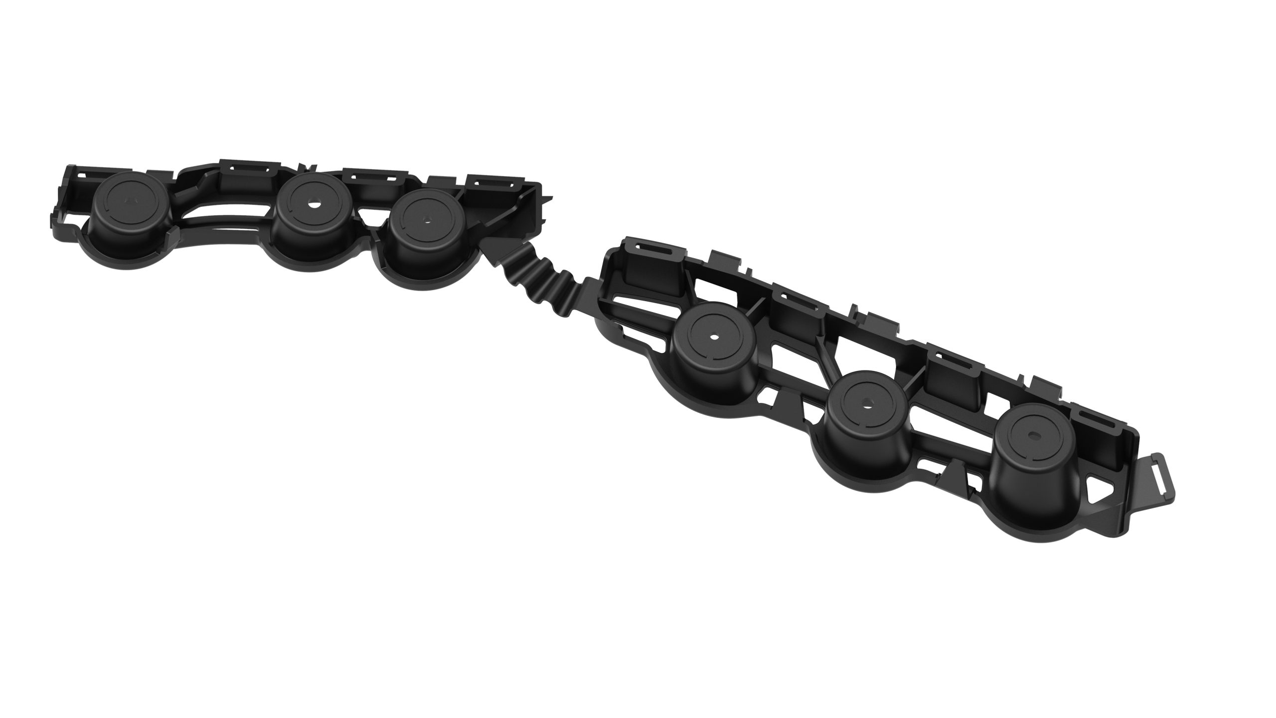 Soporte de paragolpe para Chevrolet Onix 2017/2021 trasero 5 puertas izquierdo