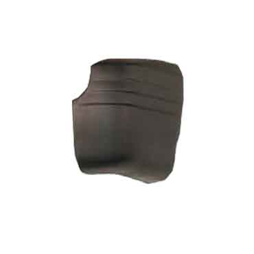 Puntera de paragolpe para Mitsubishi Montero 1994/2000 trasera negra derecha