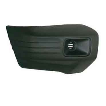 Puntera de paragolpe para Mitsubishi Montero 1994/2000 delantera negra izquierda